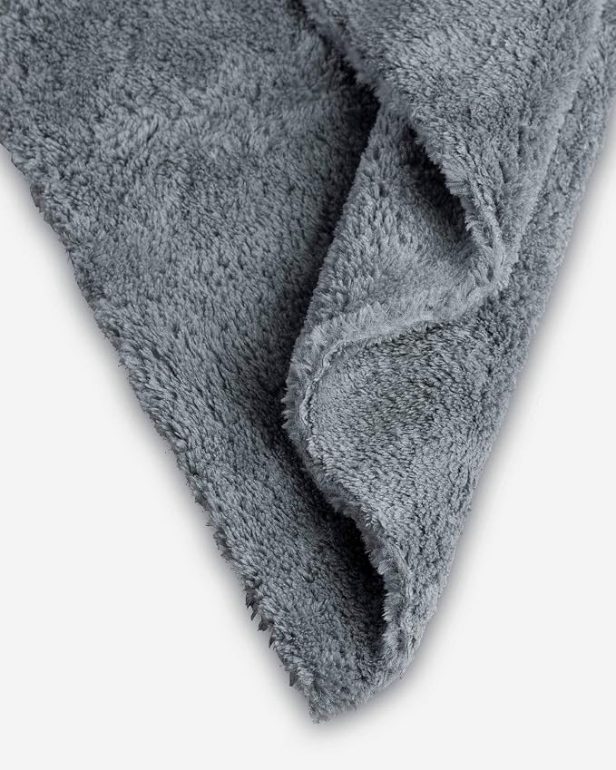 Adam's Borderless Grey Microfiber Towel - Image 3