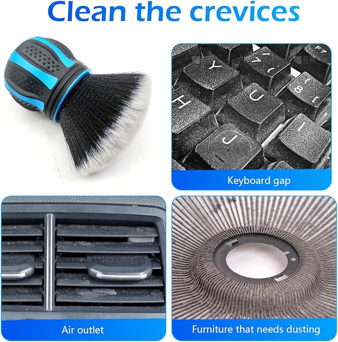 Car Detailing Brush, Ultra Soft Tire Shine Brush - Image 3