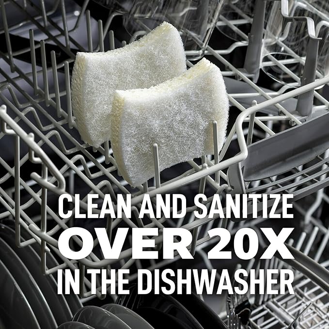 Scotch-Brite Greener Clean Non-Scratch Scrub Sponge, Sponge - Image 5