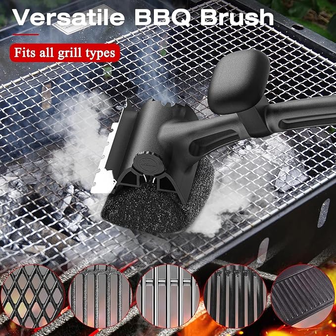 2 Pack Replaceable Cleaning Head, Grill Brush Bristle Free - Image 5