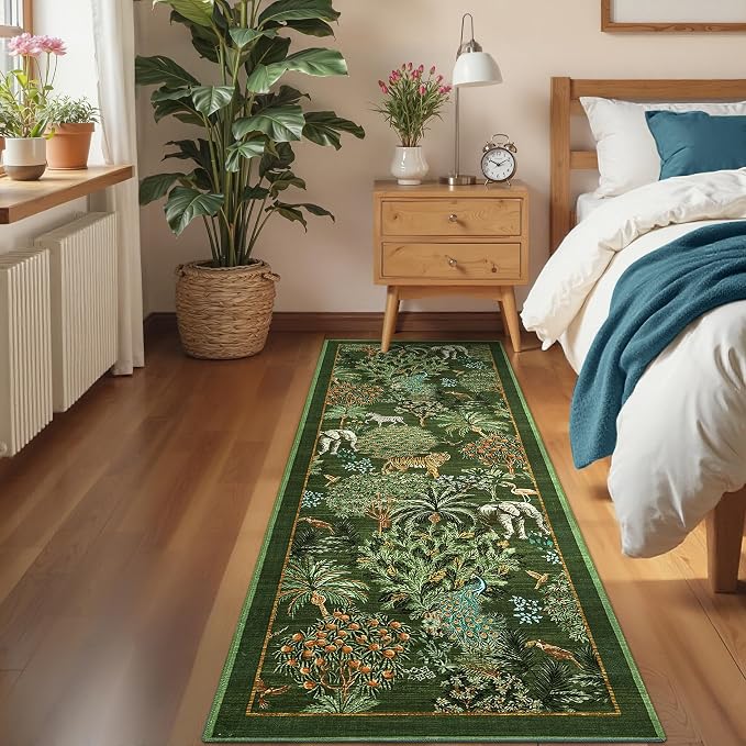 GarveeHome Jungle Rug 2.5x8 Kitchen Runner Rug Non Slip Washable Runners - Image 3