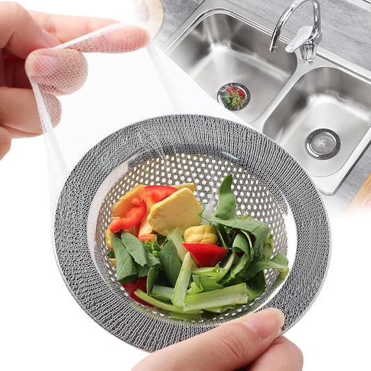 300 PCS Kitchen Sink Strainer Mesh Bag, Small Disposable Mesh Sink Strainer Bags by Unknown
