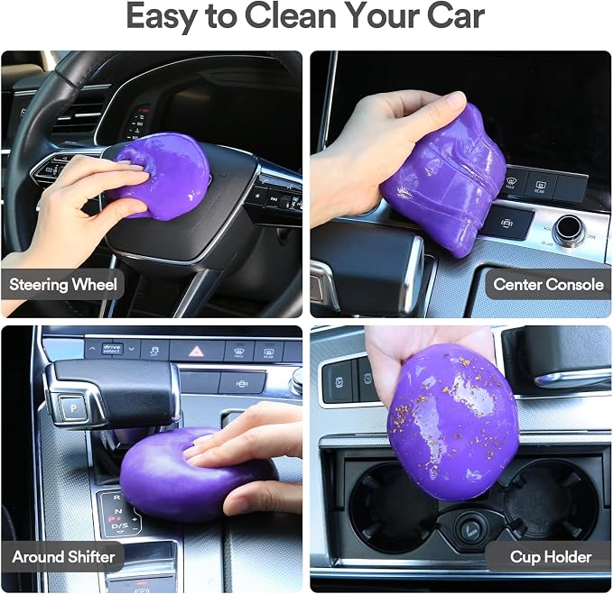 PULIDIKI Car Cleaning Gel Cleaning Putty Car Interior Cleaner Car Detailing Kit - Image 5