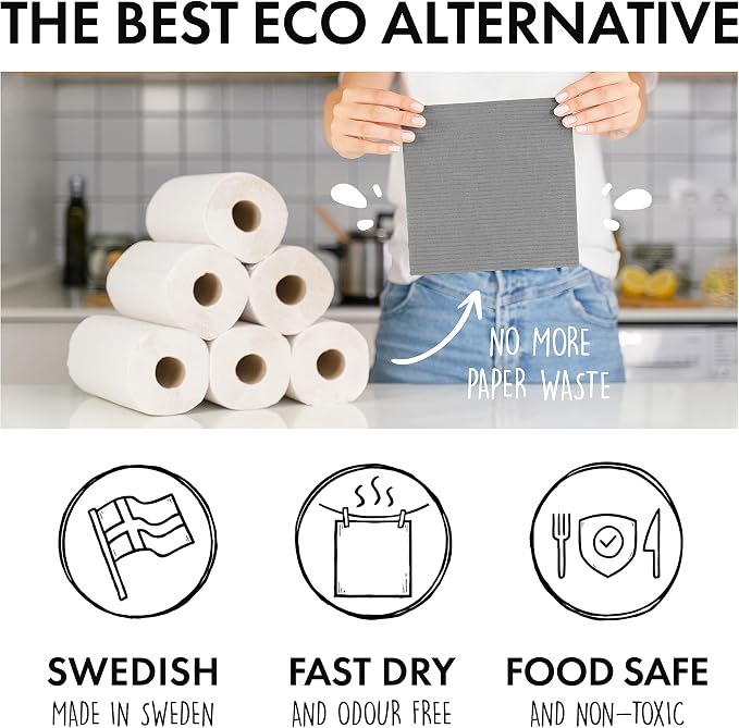 SUPERSCANDI 6 Pack Swedish Dishcloths - Image 5