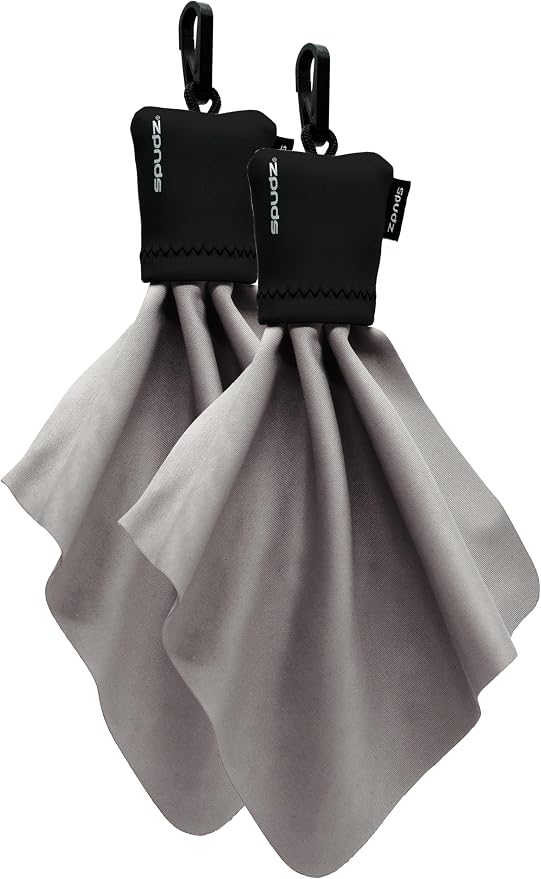 SPUDZ Classic Microfiber Lens Cleaner – Clip-On Pouch, Washable – by ALPINEINNOVATIONS
