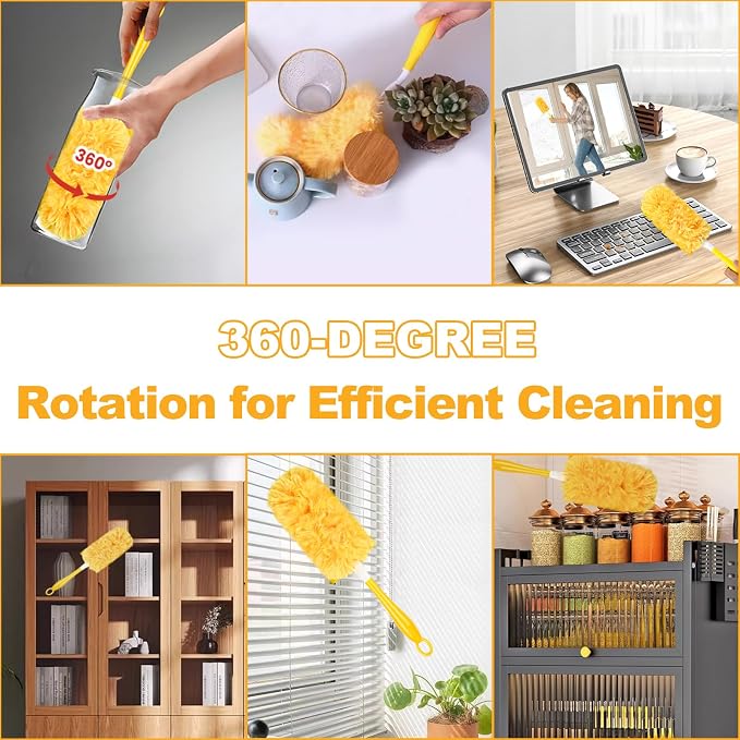 360° Heavy Duty Duster Refills for Swiffer Duster, Disposable Dusters for - Image 5