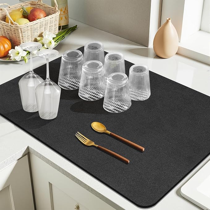 Findosom Dish Drying Mat, Cuttable Drying Mat - Image 5