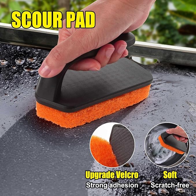 GRILLART Griddle Cleaning Kit for Blackstone, Replacment Scouring Pads - Image 3