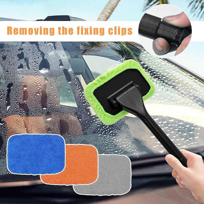 Car Windshield Cleaning Tool, Microfiber Window Cleaner - Image 6