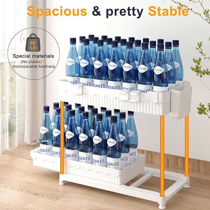 3 Pack Under Sink Organizers, 2-Tier Multi-Use Kitchen and Bathroom Organizers - Image 4