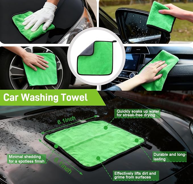 7PCS Car Wheel Brush Kit – XINDELL Rim & Tire Cleaning Brush Set, Scratch-Free - Image 9