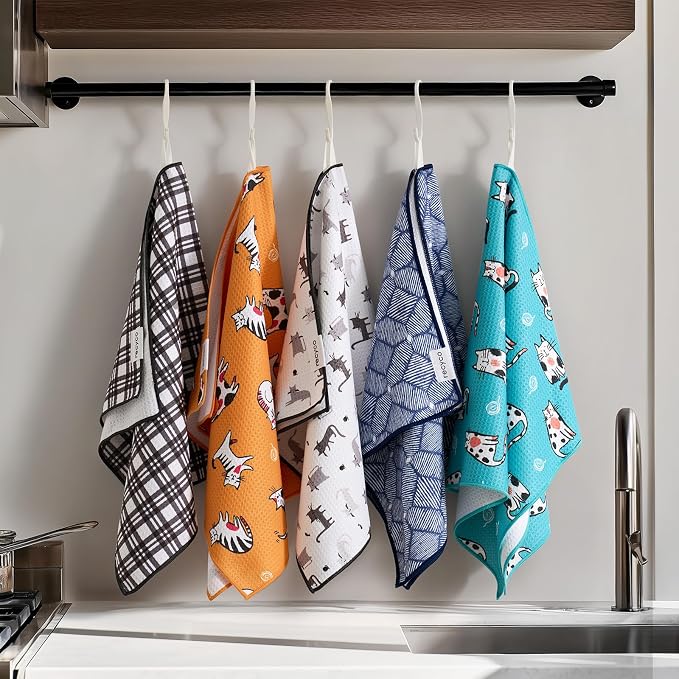 RECYCO Waffle Kitchen Towel Set of 2 - Image 8