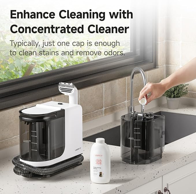 uwant Carpet Cleaner Machine 18Kpa Powerful Suction, Portable Carpet Cleaner - Image 7