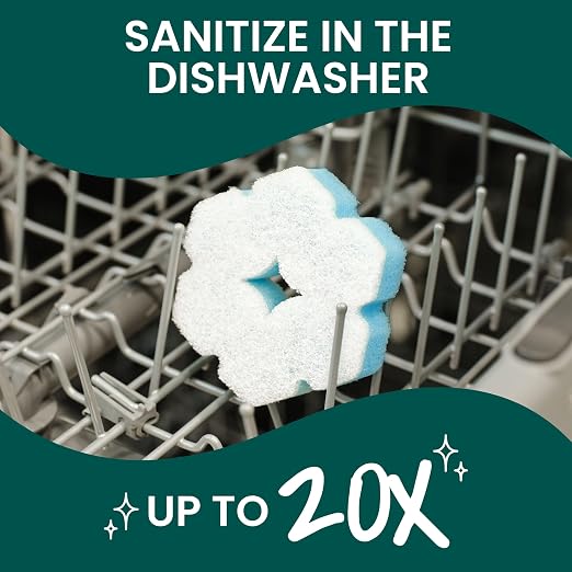 Scotch-Brite Snowflake Non Scratch Scrub Sponge, 1 Pack - Image 9