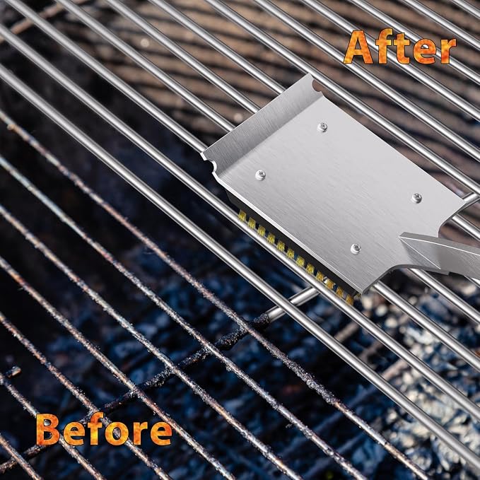 ENLOY Copper Wire Grill Brush Replacement Head, Grill Cleaning Bristle Brush - Image 5