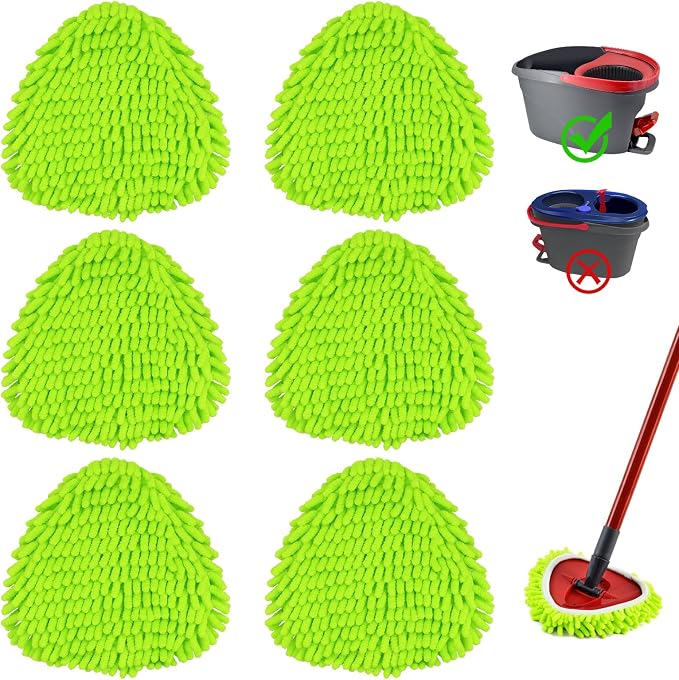 6 Pack Mop Head Replacement Compatiable - Image 9