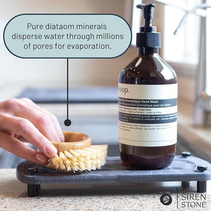 Premium Sink Caddy – Water-Absorbing Diatomaceous Earth Tray - Image 2