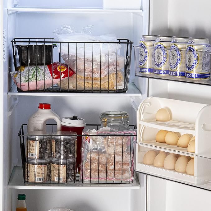 16inch Upright Freezer Organizer Baskets - Image 5