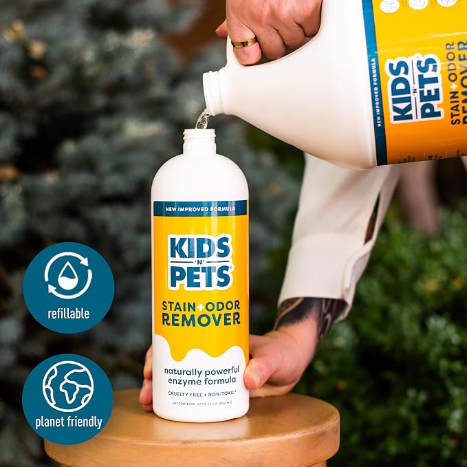 KIDS 'N' PETS Instant All-Purpose Stain & Odor Remover Permanently Eliminates - Image 7