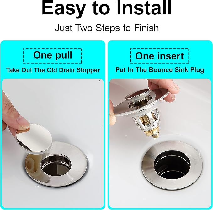 Universal Bathroom Sink Stopper - Image 5