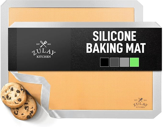 Zulay Kitchen Silicone Baking Mat Sheet Set by ZulayKitchen