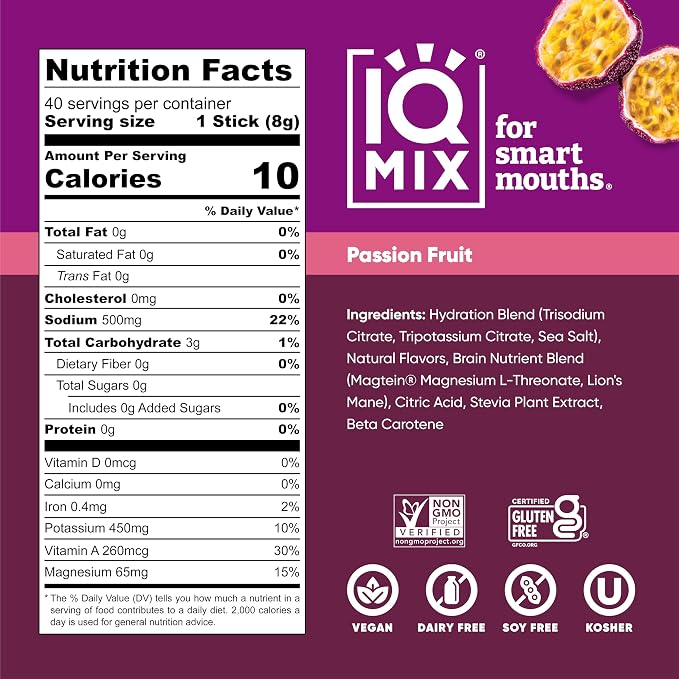 IQMIX Hydration Electrolyte Powder – 4-in-1 Formula - Image 3