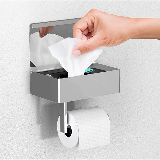 Day Moon™ Chrome Toilet Paper Holder by DayMoonDesigns