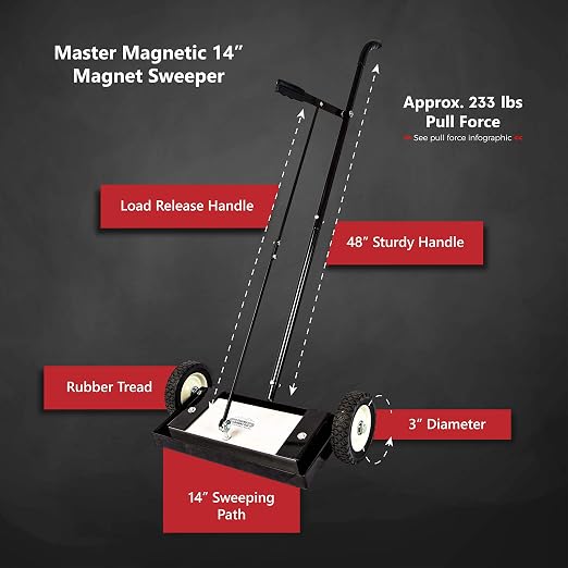 Master Magnetics Magnetic Floor Sweeper - Image 8