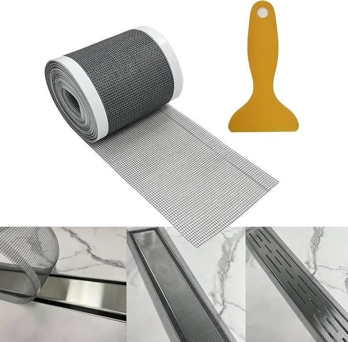 Neodrain 1 PCS Linear Shower Drain Hair Catcher, 3.5" X33FT, by Neodrain