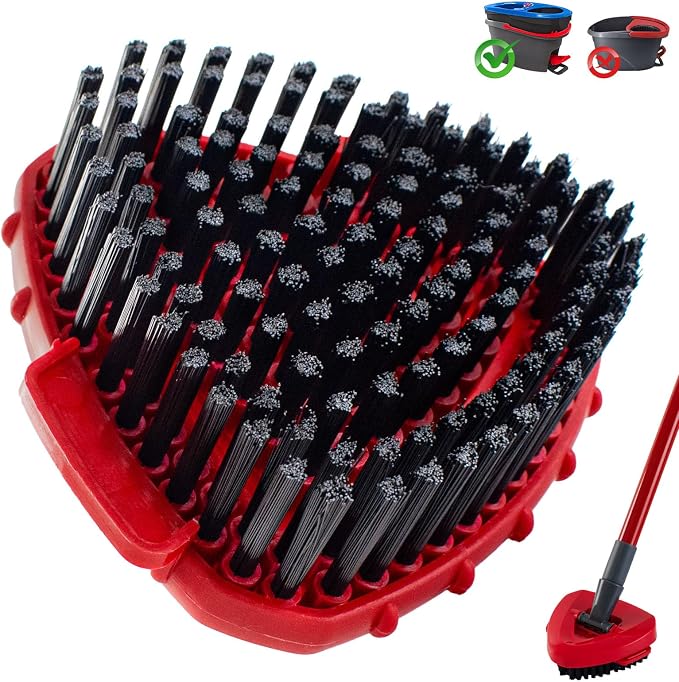 Scrubber Mop Head for Ocedar, Upgrade Scrub Brush for Ocedar, Spin Mop Scrub by DLAIMI
