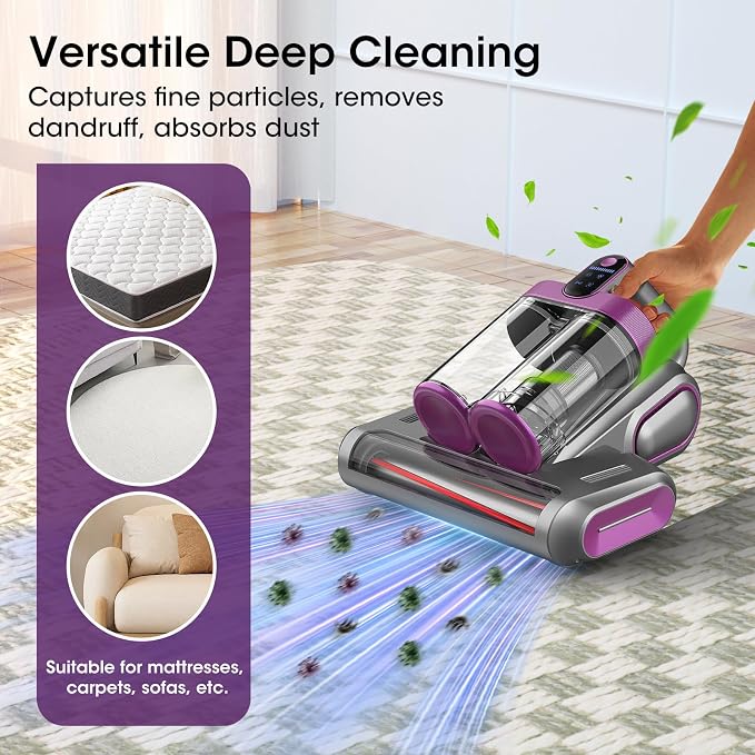 Bed Mattress Vacuum Cleaner Cordless 16Kpa Handheld Vacuum, Vacuum Cleaner - Image 5