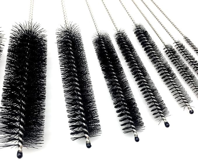 10 Piece Stainless Steel Straw Cleaning Brush Set - Image 2