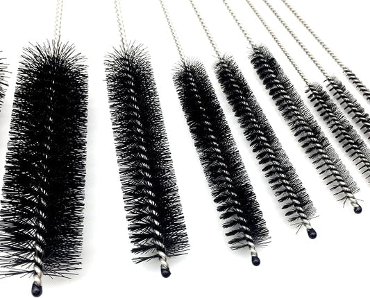10 Piece Stainless Steel Straw Cleaning Brush Set - Image 2