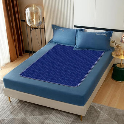 Alsunny® Hide Stains Waterproof Pads 45x56 Inch(2Pack),Bed Pads for Incontinence Washable Extra Large,Bed Pads Washable Waterproof for Beds Sofa & Mattress,Adults Seniors Kid,Pet,Incontinence Bed Pads