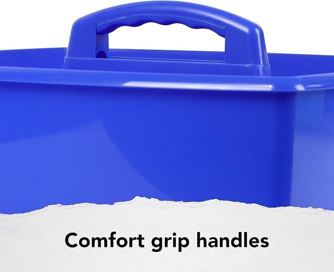 Storex 2-Compartment Large Caddy – Multipurpose Classroom Organizer - Image 5