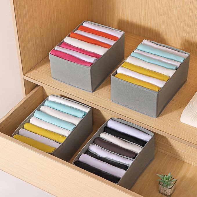 Coorganisers4 Packs T-shirt Drawer Organizers - Image 5