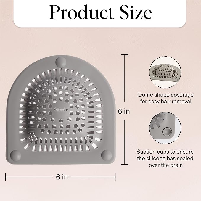 Kitsch Shower Drain Hair Catcher - Image 4