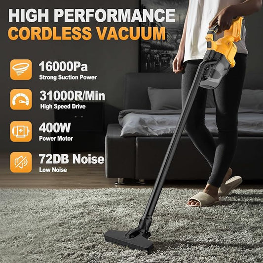 Cordless Vacuum for Dewalt 20V Battery, Portable Handheld Vacuum Cleaner - Image 2