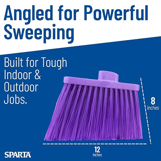 SPARTA Plastic Broom Head, Un-Flagged - Image 3