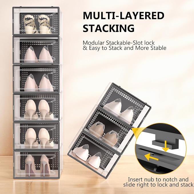 12 Pack X Large Shoe Storage Organizer - Image 4
