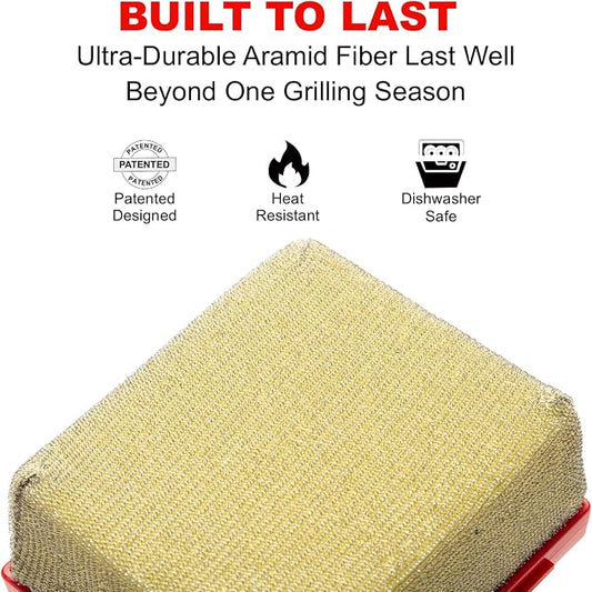 Replacement Brush Head for Steam Cleaning Grill Brush – Bristle-Free Durable - Image 2