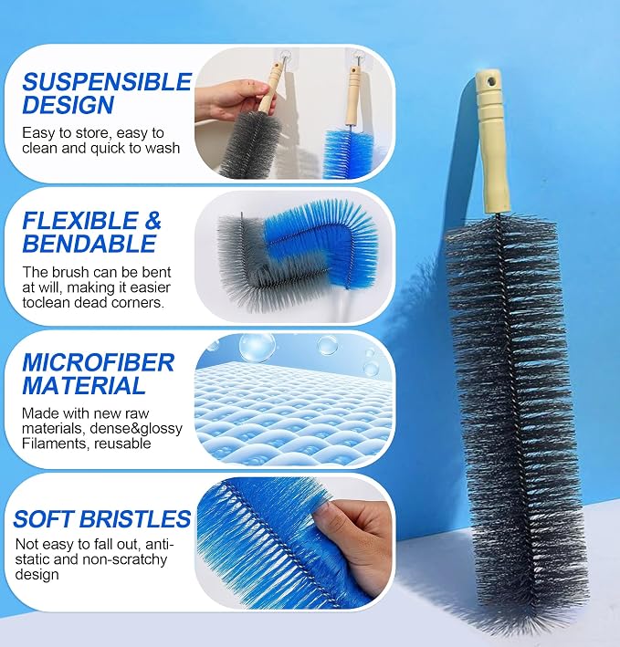 6 PCS Fan Cleaner Brush Towels kit - Image 4