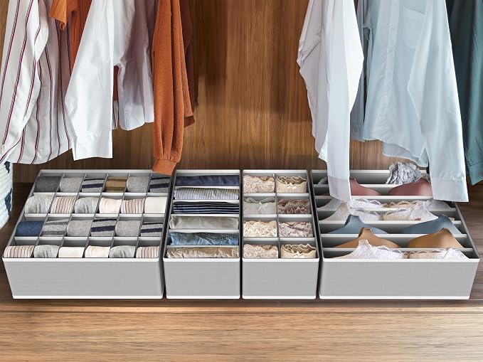 Simple Houseware 4-Pack Drawer Organizer Set - Image 7