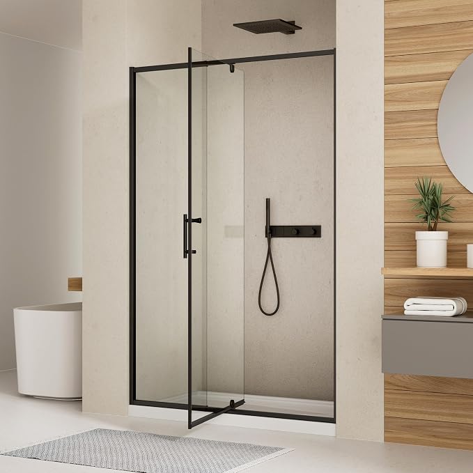 56-60" W x 71" H Pivot Swing Glass Shower Door, Pivot Frame Shower Door by RoyalGuard