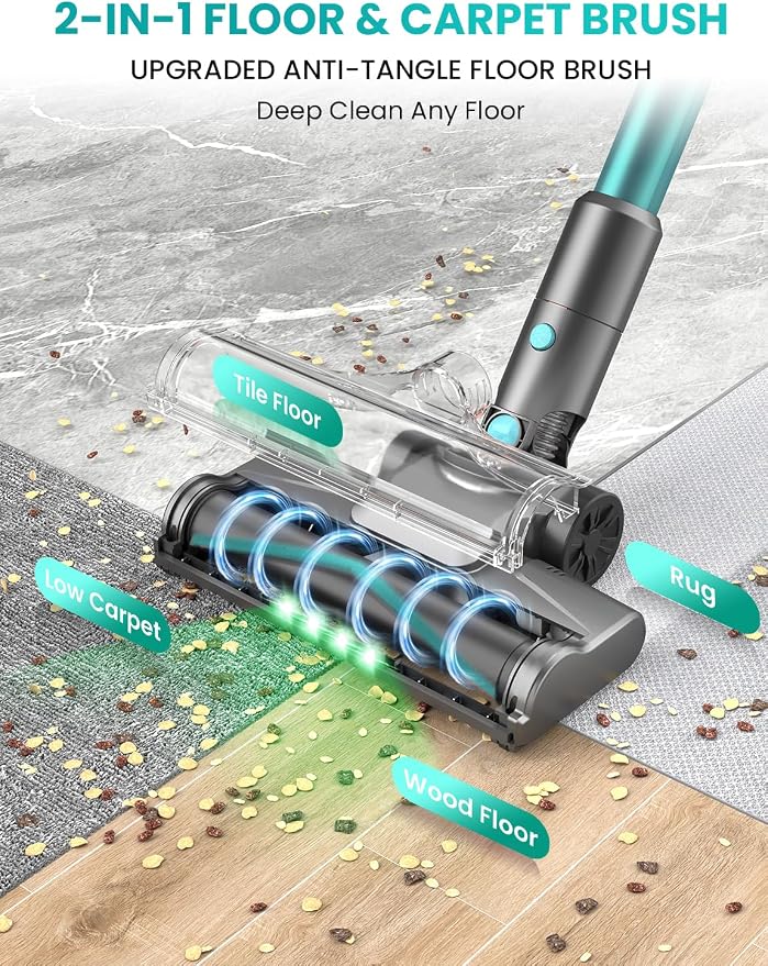 Dzaki Cordless Vacuum Cleaner, Stick Vacuum - Image 5