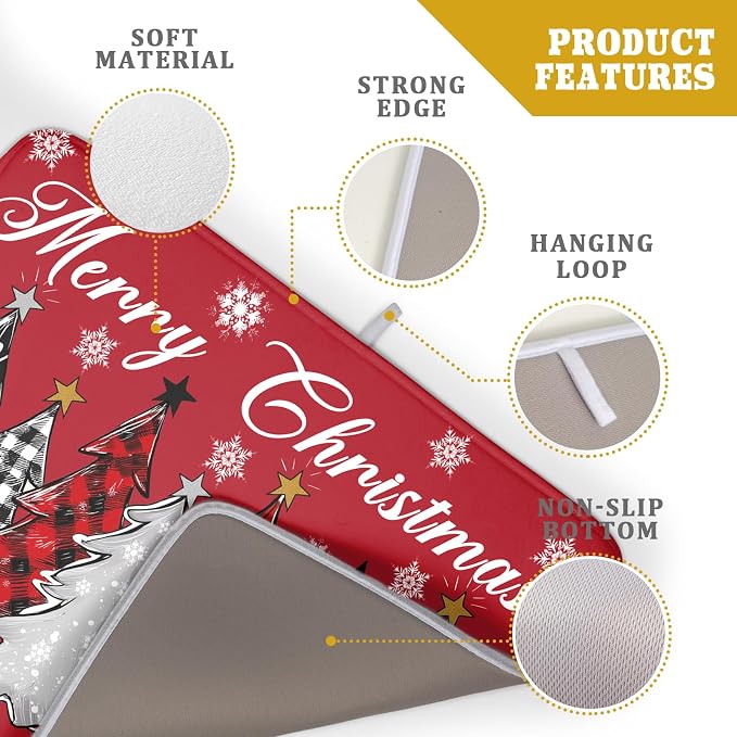 Merry Christmas Dish Drying Mats - Image 4