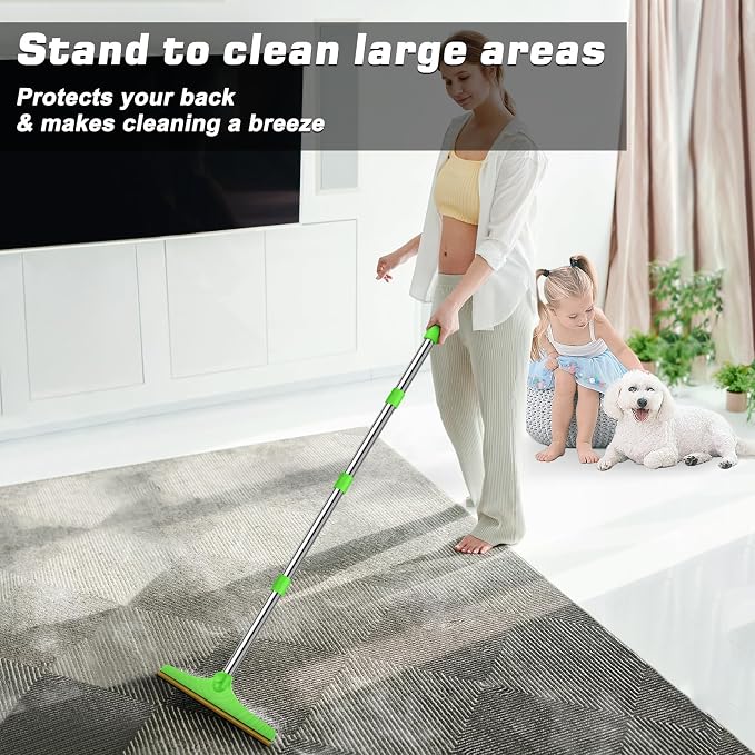 B-Land Carpet Rake for Pet Hair Removal, Reusable Pet Hair Remover - Image 4