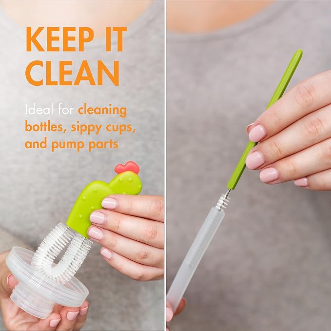 Boon Cacti Bottle Cleaning Brush Set - Image 6