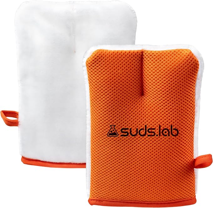 Suds Lab Oversized Scrub Pad – Heavy Duty Car Wash and Interior Cleaning Mitt by SudsLab