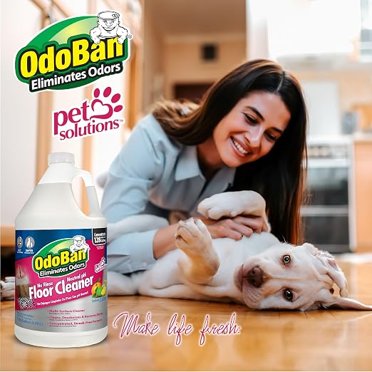 OdoBan Pet Solutions No Rinse Neutral pH Floor Cleaner Concentrate, Made in the - Image 6
